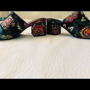 Embroidered Mules